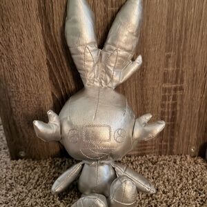 Silver Pokémon Scorbunny Stuffy